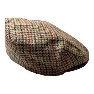 𝅺Jonathan Richard Ireland Tweed Wool-Blend Newsboy Cap Size Small